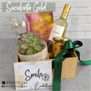 box regalos personalizados suculentas gold intipalka ecobotanica peru lima corporativo delivery